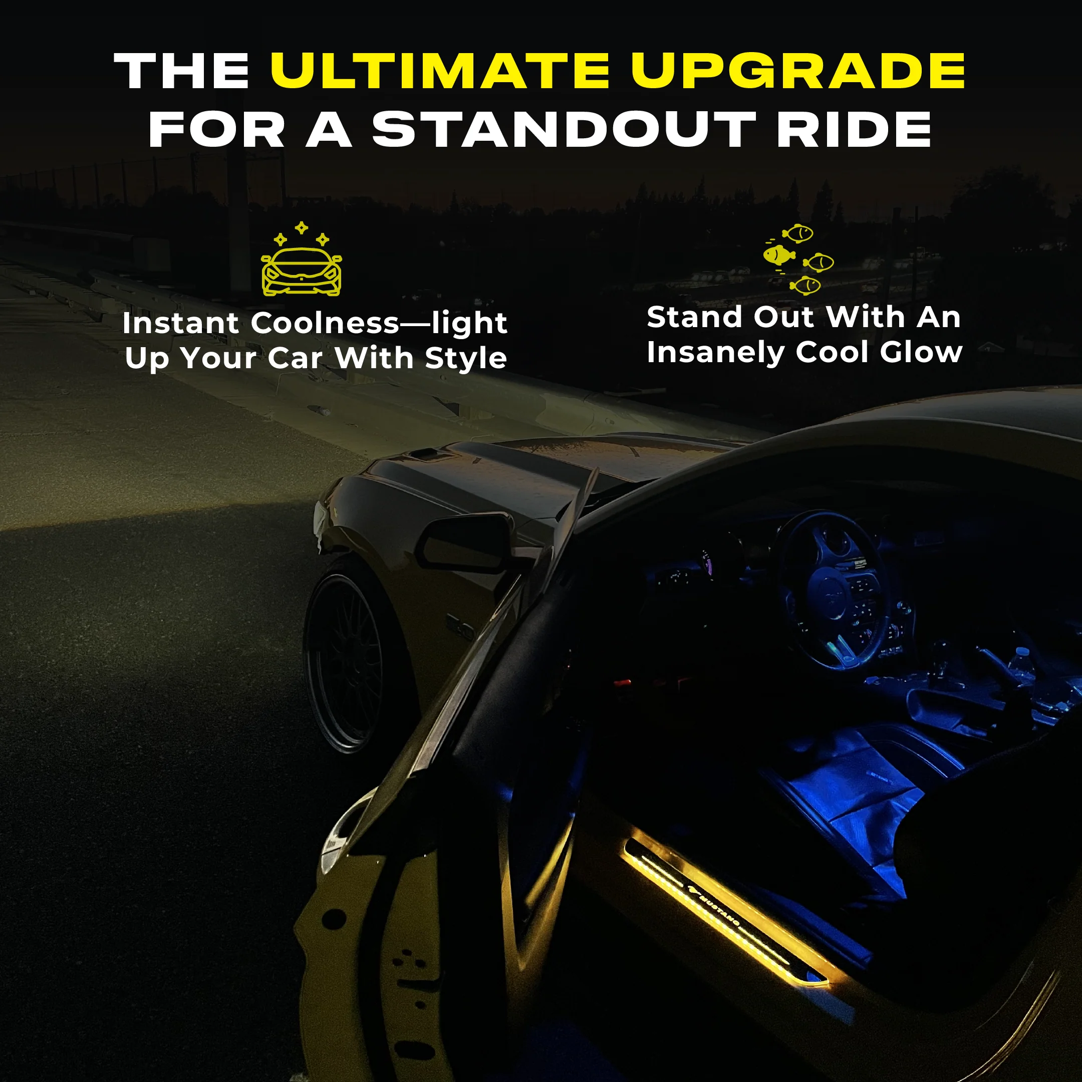 Dazzling ride LED Door Sill PRO