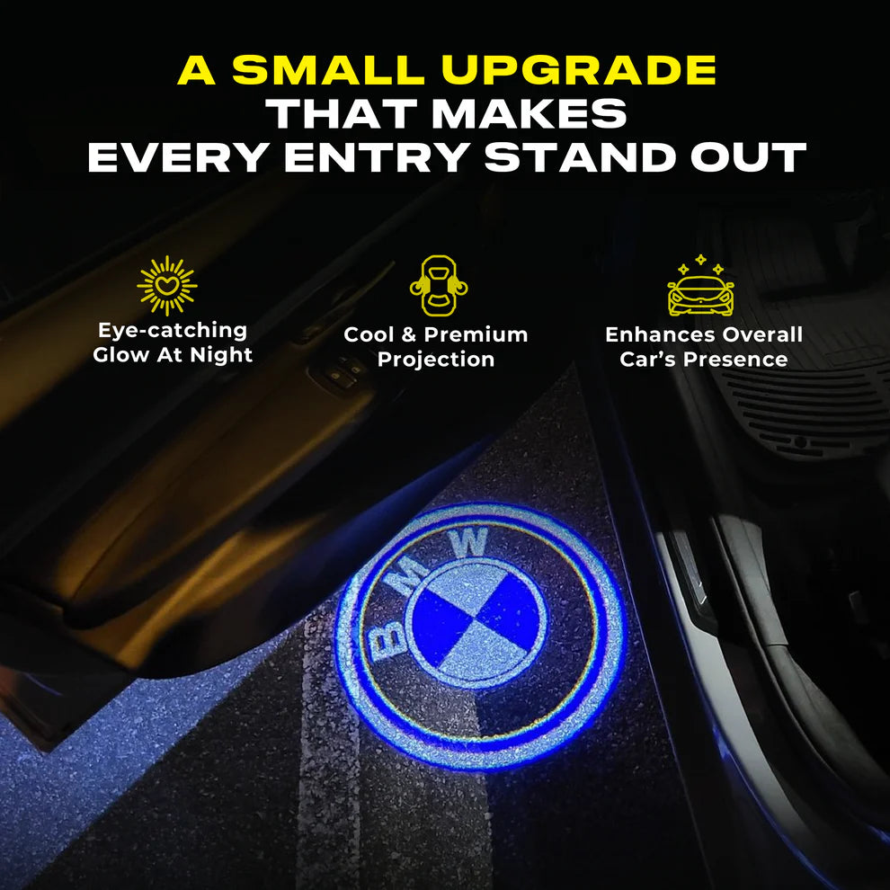 LED Puddle Lights - Wireless Car Door Projector