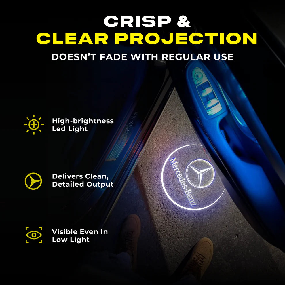 LED Puddle Lights - Wireless Car Door Projector