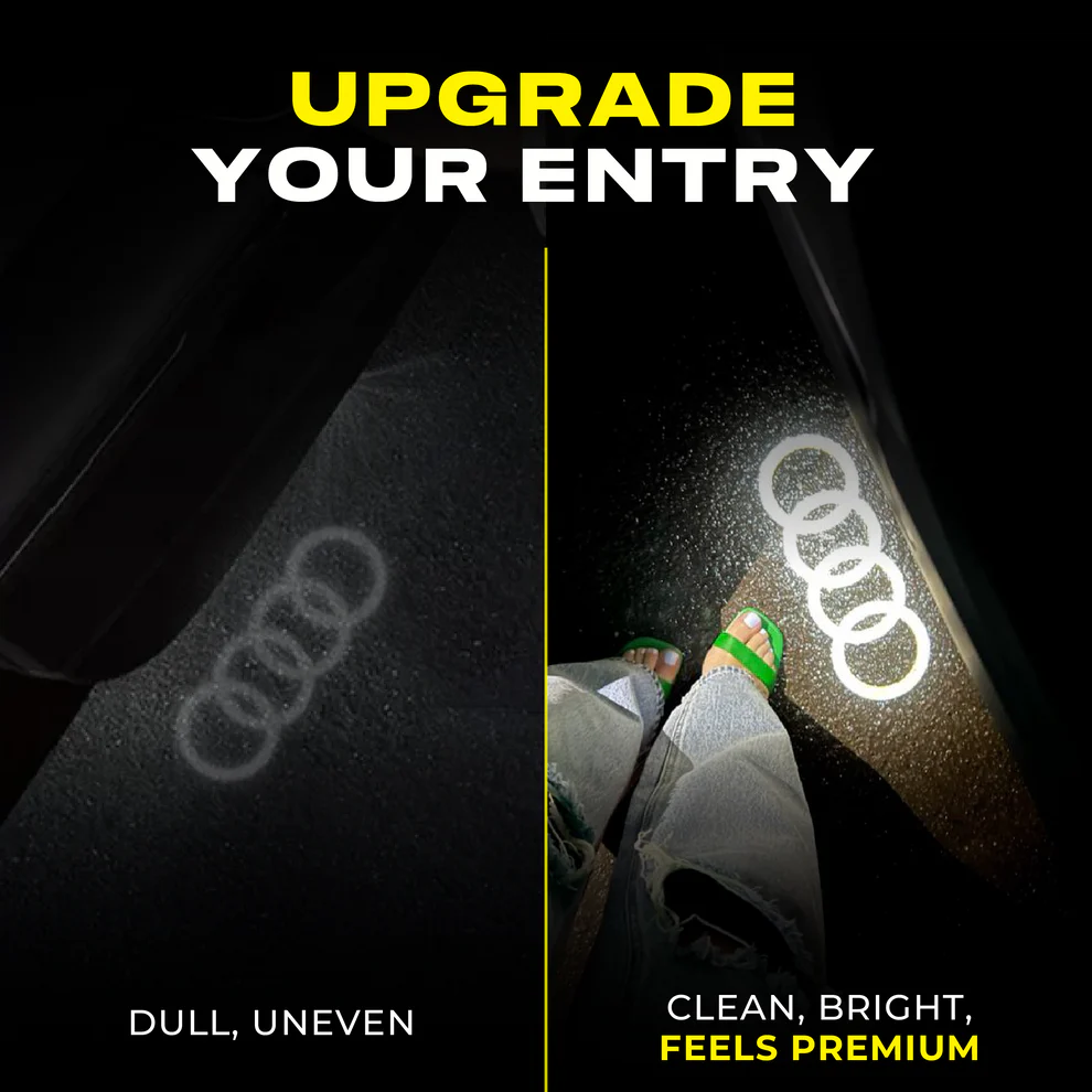 LED Puddle Lights - Wireless Car Door Projector