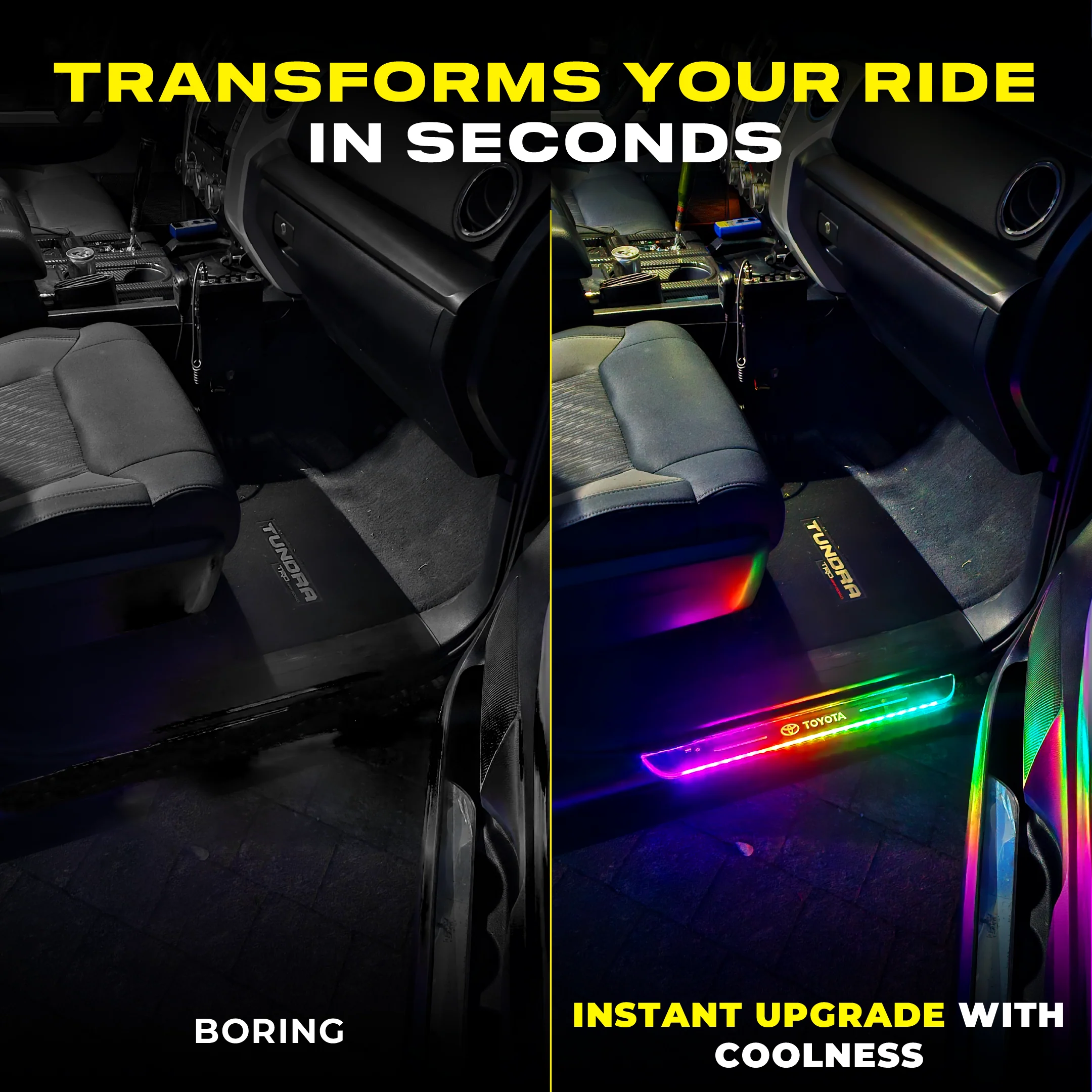 Dazzling ride LED Door Sill PRO